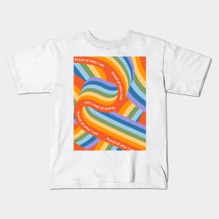 Proud of who I am Abstract Kids T-Shirt